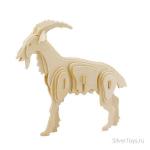 Деревянные 3D пазлы Коза