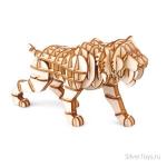 Деревянные 3D пазлы Саблезубый тигр