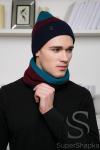 Multicolor комплект (шапка, шарф-кольцо)