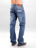 130563 джинсы мужские 09276-1, Blue denim K1383-5, w.medium