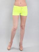 130170 шорты женские 18260/EUM, Cotton str., neon yellow