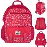 Рюкзак HELLO KITTY, разм. 40 х 30 х 13 см, красный, уплотненная рельефная спинка, светоотраж. элементы,