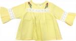 Блузка детская для девочек 181025 желтый