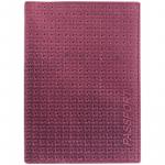 Обложка для паспорта OfficeSpace кожа тип 3, темно-бордовый, плетенка, KPs_1639 / 176864