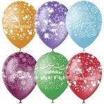 Воздушные шары, 25 шт., M12/30см, Поиск "Праздничная тематика", пастель+декор, 4690296041229