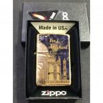 Зажигалка ZIPPO Classic с покрытием High Polish Brass, латунь/сталь, золотистая, 36x12x56 мм