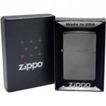 Зажигалка ZIPPO Classic с покрытием Gray Dusk , латунь/сталь, серая, матовая, 36x12x56 мм