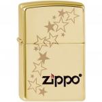 Зажигалка ZIPPO Classic с покрытием High Polish Brass, латунь/сталь, золотистая, 36x12x56 мм