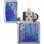 Зажигалка ZIPPO Classic с покрытием High Polish Chrome, латунь/сталь, серебристая, 36x12x56 мм