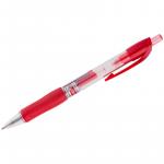 Ручка гелевая автоматическая Crown CEO Jell красная, 0,7 мм, грип, AJ-5000R