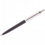 Ручка шариковая Berlingo Silver Arrow синяя, 1,0 мм, корпус черный/хром, кнопочн., пластик. футляр, CPs_12201