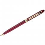 Ручка шариковая Berlingo Golden Premium синяя, 0,7 мм, корпус бордо, поворот., инд.упак., CPs_70133