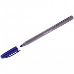 Ручка шариковая Berlingo Triangle Silver синяя, 1,0 мм, трехгран., CBp_10792