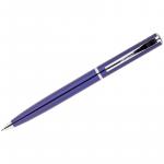 Ручка шариковая Berlingo Silver Standard синяя, 0,7 мм, корпус синий, поворот., инд. упак., CPs_70422