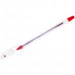 Ручка шариковая Crown "Oil Jell" красная, 0,7 мм, штрих-код, OJ-500B