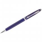 Ручка шариковая Berlingo Silver Classic синяя, 0,7мм, корпус синий, поворот., инд. упак., CPs_70442