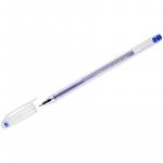 Ручка гелевая Crown Hi-Jell синяя, 0,5 мм, штрих-код, HJR-500B