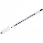 Ручка гелевая Crown "Hi-Jell" черная, 0,5 мм, штрих-код, HJR-500B