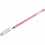 Ручка гелевая Crown Hi-Jell Color оранжевая, 0,7 мм, HJR-500H