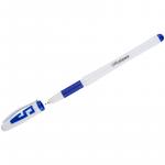 Ручка гелевая OfficeSpace синяя, 1,0 мм, грип, игольчатый стержень, GP777BU_3185