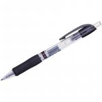 Ручка гелевая автоматическая Crown "CEO Jell" черная, 0,7 мм, грип, AJ-5000R