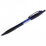 Ручка шариковая автоматическая Berlingo "Metallic XL" синяя, 0,7 мм, грип, CBm_70782