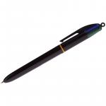Ручка шариковая автоматическая Bic 4Colors 4 цв., 1,0 мм, черный корпус, классические цвета, 902129