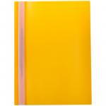 Папка-скоросшиватель пластик. OfficeSpace, А4, 160 мкм, желтая с прозр. верхом, Fms16-2_715