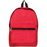 Рюкзак ArtSpace Simple Street 37*26*11 см, 1 отделение, 1 карман, уплотненная спинка, красный, SI_16575
