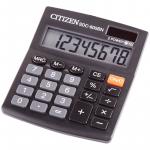 Калькулятор настольный SDC-805BN, 8 разр., двойное питание, 102*124*25мм, черный, SDC-805BN