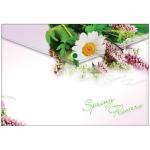 Папка-конверт на кнопке Berlingo Spring Flowers, А4, 180 мкм, рисунок, AKk_04031