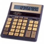 Калькулятор настольный SDC-888TIIGE, 12 разр., двойное питание, 158*203*31мм, черн/золото, SDC-888TIIGE