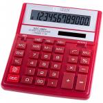 Калькулятор настольный SDC-888XRD, 12 разр., двойное питание, 158*203*31мм, красный, SDC-888XRD