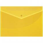 Папка-конверт на кнопке OfficeSpace, А4, 150 мкм, желтая, Fmk12-2 / 220894