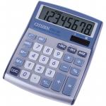 Калькулятор настольный CDC-80, 8 разр., двойное питание, 109*135*25мм, серебристый, CDC-80WB
