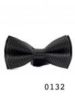 BRK132  Мужская галстук-бабочка черного цвета с геометрическим узором