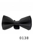 BRK138  Мужская галстук-бабочка черная с узором