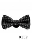 BRK139  Красивая мужская галстук-бабочка черного цвета с узором