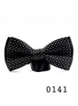BRK141  Мужская галстук-бабочка черного цвета с узором