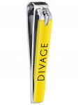 Divage Dolly Collection -  Комплект мини щипчики для маникюра (желтые)