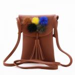 175032346-BROWN клатч Likebag экокожа