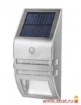 Светильник на солн.батарее Uniel 2LED 0.4W 30lm h=17см с датч. движ, пласт/серебро USL-F-164/MT170 SENSOR
