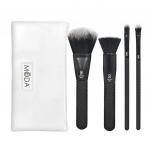 Royal&Langnickel MODA PRO COMPLETE KIT. Набор кистей для макияжа в чехле (4 шт.)