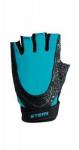 Перчатки для фитнеса Atemi, AFG06BES, черно-голубые, размер S