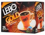 LEBO Gold кофе растворимый порционный, 25 шт х 2 г