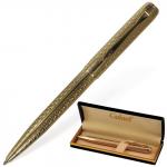 Ручка подарочная шариковая GALANT Graven Gold, корпус золот., золот. детали, 0,7мм, синяя, 140466