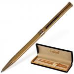 *Ручка подарочная шариковая GALANT Stiletto Gold, корпус золот., золот. детали, 0,7мм, синяя, 140527