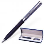 Ручка подарочная шариковая GALANT Empire Blue, корп. серебр./синий, хром.детали, 0,7мм, син, 140961