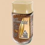 Кофе сублимированный CAFE Esmeralda  ароматизированный  ШВЕЙЦАРСКАЯ КАРАМЕЛЬ  в стеклянной банке100г