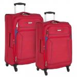 Р18А01 красный (19) чемодан малый тканевый облегченный (PS18A01)